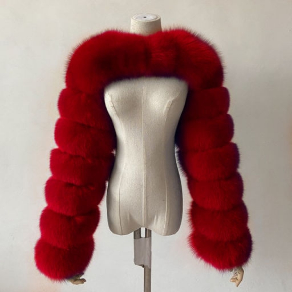 Faux Fur Arm Scarfs